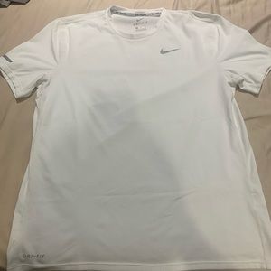 Nike running shirt.